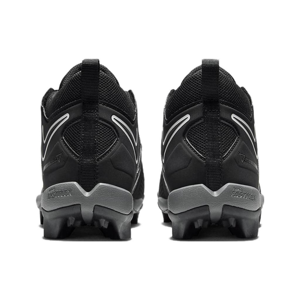 Nike Alpha Menace Antypoślizgowe Antykopnięciowe Buty Piłkarskie Mid-Top dla Młodzieży Buty Piłkarskie dla Dzieci Czarne CV0581-010