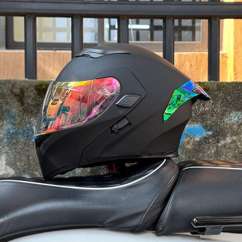 Motorcycle Helmets Men's and Women's Uncovered Helmets Winter Locomotive Helmets Four Seasons Bluetooth Riding