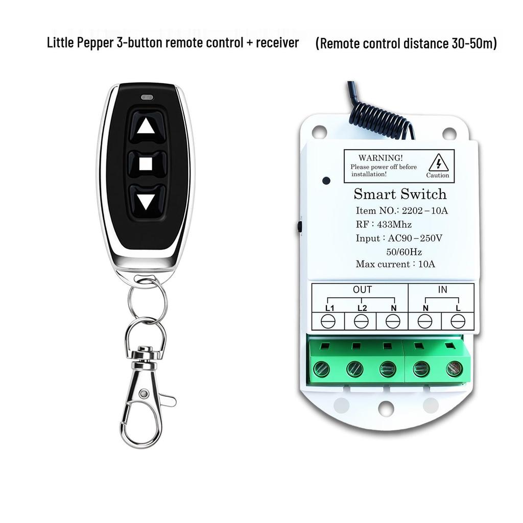 Intelligenter 220V Funk-Fernschalter für motorisierte Vorhänge & Türen