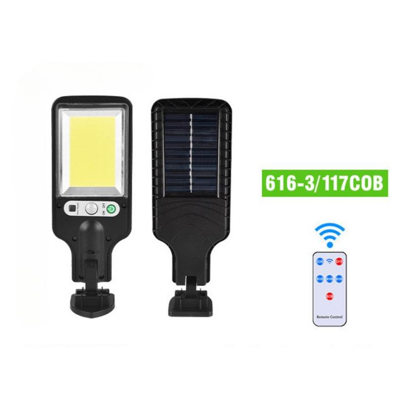 Solar Outdoor Led Courtyard Wall Lamp With 3 Mode Waterproof Motion Sensor Security Lighting Street Lights for Garden Patio Path