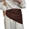 2025 Retro Chic Women's Square Scarf: Autumn/Winter Neck Gaiter & Versatile Waist Accessory