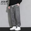 JEEP SPIRIT Men's Suede Jogger Pants