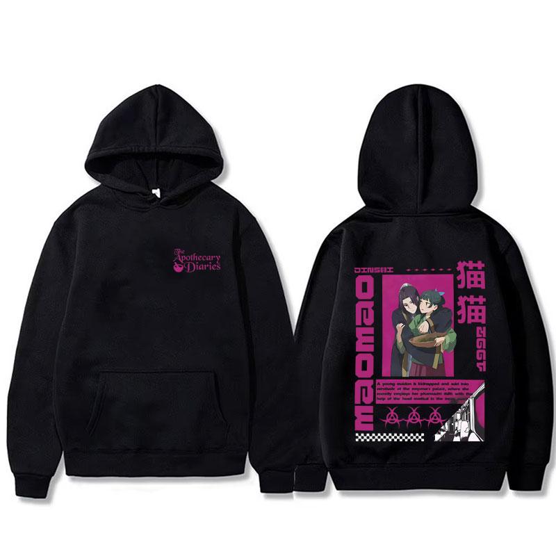 

Anime The Apothecary Diaries Maomao Graphic Hoodie Men Women Clothing Fashion Casual Oversized Streetwear Male Vintage Hoodies 3XL