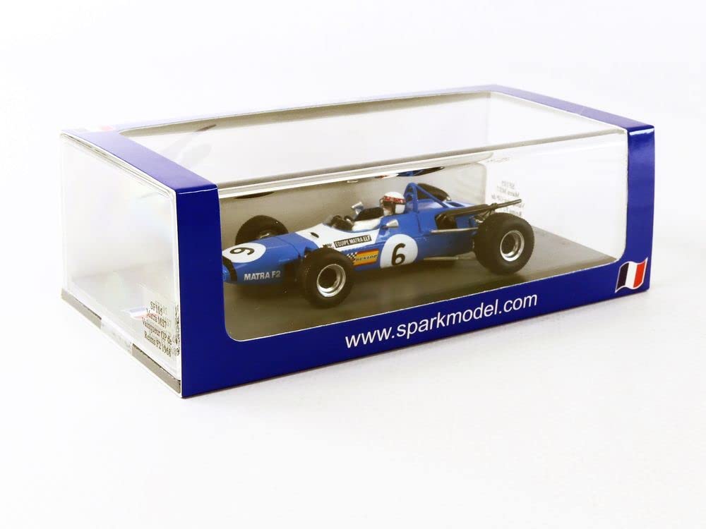 Spark National Model Matra MS7 1968 F2 Reims GP Winner Stewart 1/43 #6 J.