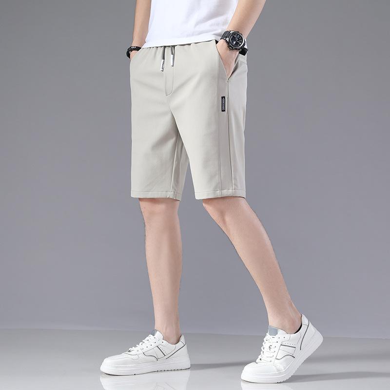 Pánské šortky Letní ležérní Pětipalcové šortky Volné Měkké Všestranné Pánské šortky Tenké Pánské kalhoty Na nošení Ledové hedvábí