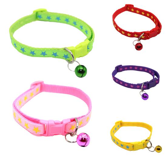 Rychloupínací přezka Fashion Star s náhrdelníkem Bell Cat Dog Puppy Kitten Collar