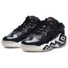 Fila MB1 PU Esportivos Confortáveis Absorção de Choque Resistente ao Desgaste Respiráveis Cano Baixo Retro Tênis de Basquete Feminino Preto F12W041201FII
