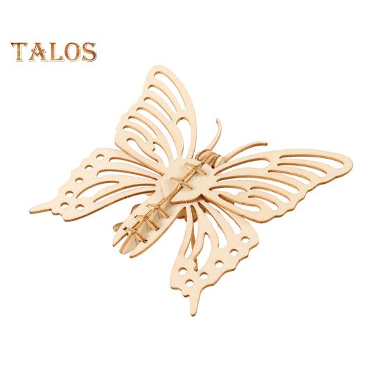 

3D головоломка в виде животного, самодельная деревянная мини-бабочка, стрекоза, пчела, жук, сверчок, головоломка, игра для детей и взрослых, развивающая игрушка для сборки животных C