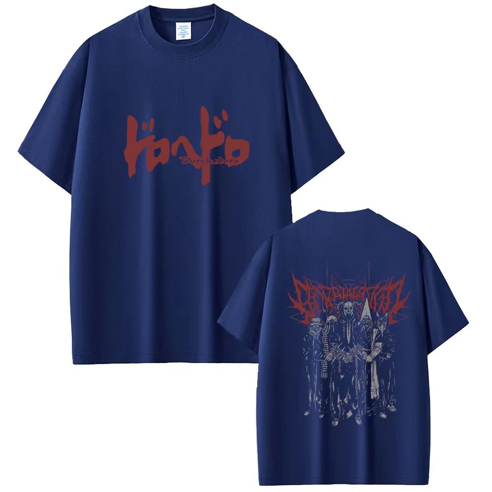 

Japanese anime KaiUnisex Tshirt Summer Unisex Women Gothic Unisexga Rock Metal Style T Shirts Unisex Harajuku Tops Streetwear 4XL
