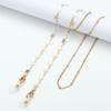 Bohemian Lanyard Metal Eyeglass Cord Pearl Glasses Chain Sunglasses Chain Mask Holder Mask Chain