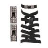 2 Pcs with Bling Diamond Charms the Sneaker Buckles,Diamond shoelace buckle,Lazy man's shoelace buckle,black,silver,golden