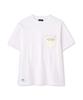 Schott Leather Pocket Diamond Studs T-Shirt, Men's, Size M, 030, White, 782-4234002