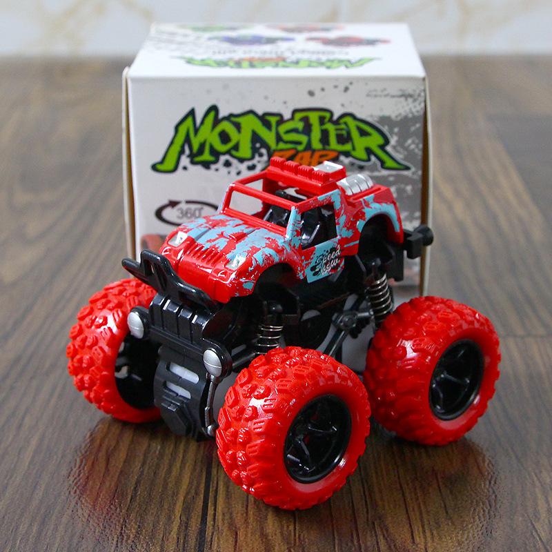 Children's Inertia-Powered Off-Road Toy Car - Durable, Simulation Model