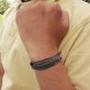 Handgefertigtes Herrenarmband mit magnetischem Edelstahlverschluss für sicheren Halt Ideal für Paare und modebewusste Männer