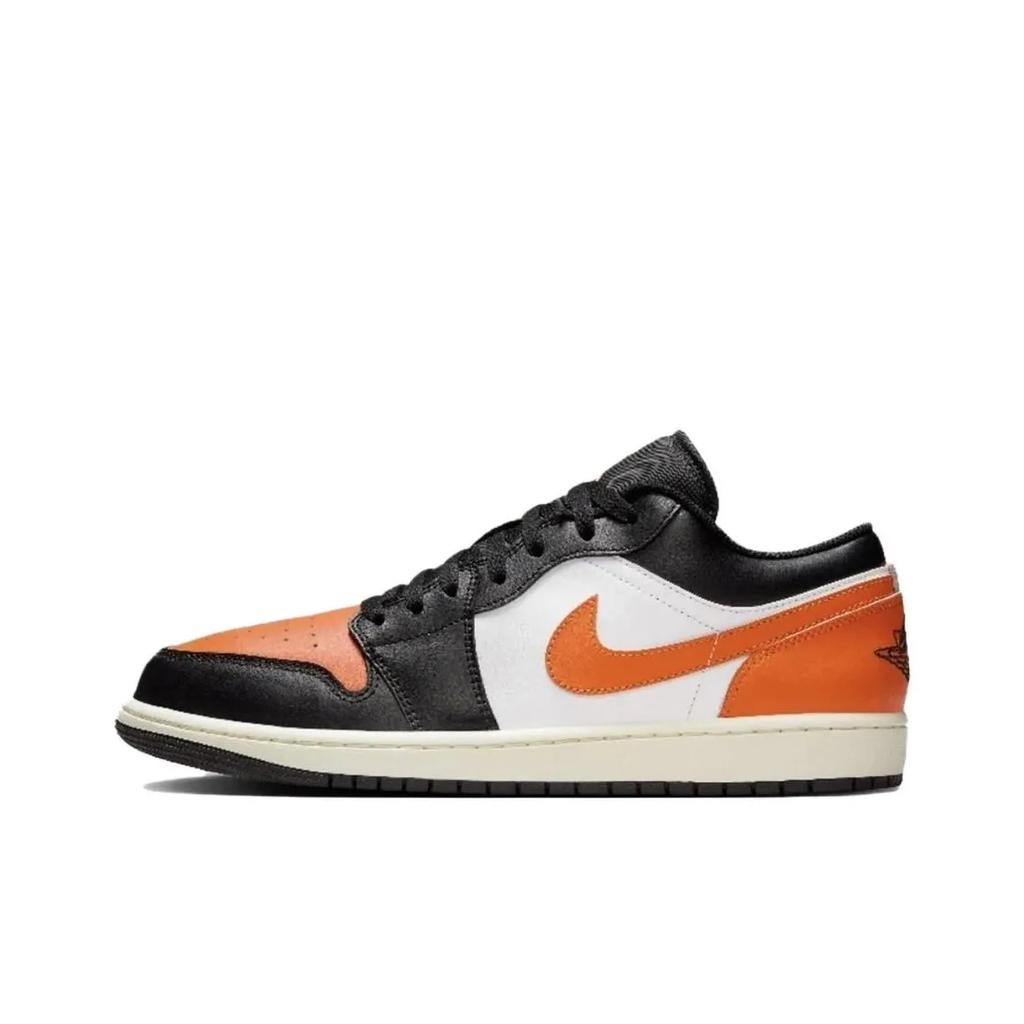 Jordan Air Jordan 1 Abrasion Resistant Abrasion Resistant Low Top Vintage Basketball Shoes Unisex Gray White 553558-081(Team1626-)