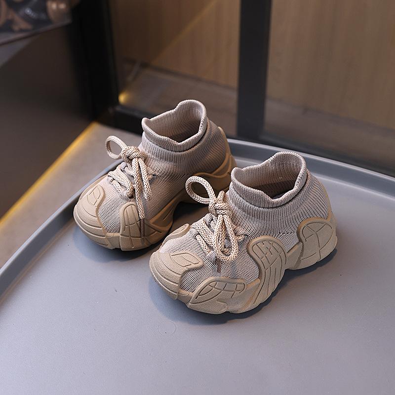 

New Spring and Autumn Boys and Girls Fashionable and Versatile Breathable Mesh Soft Sole Wear-resistant Casual Sports Shoes 21 хакі