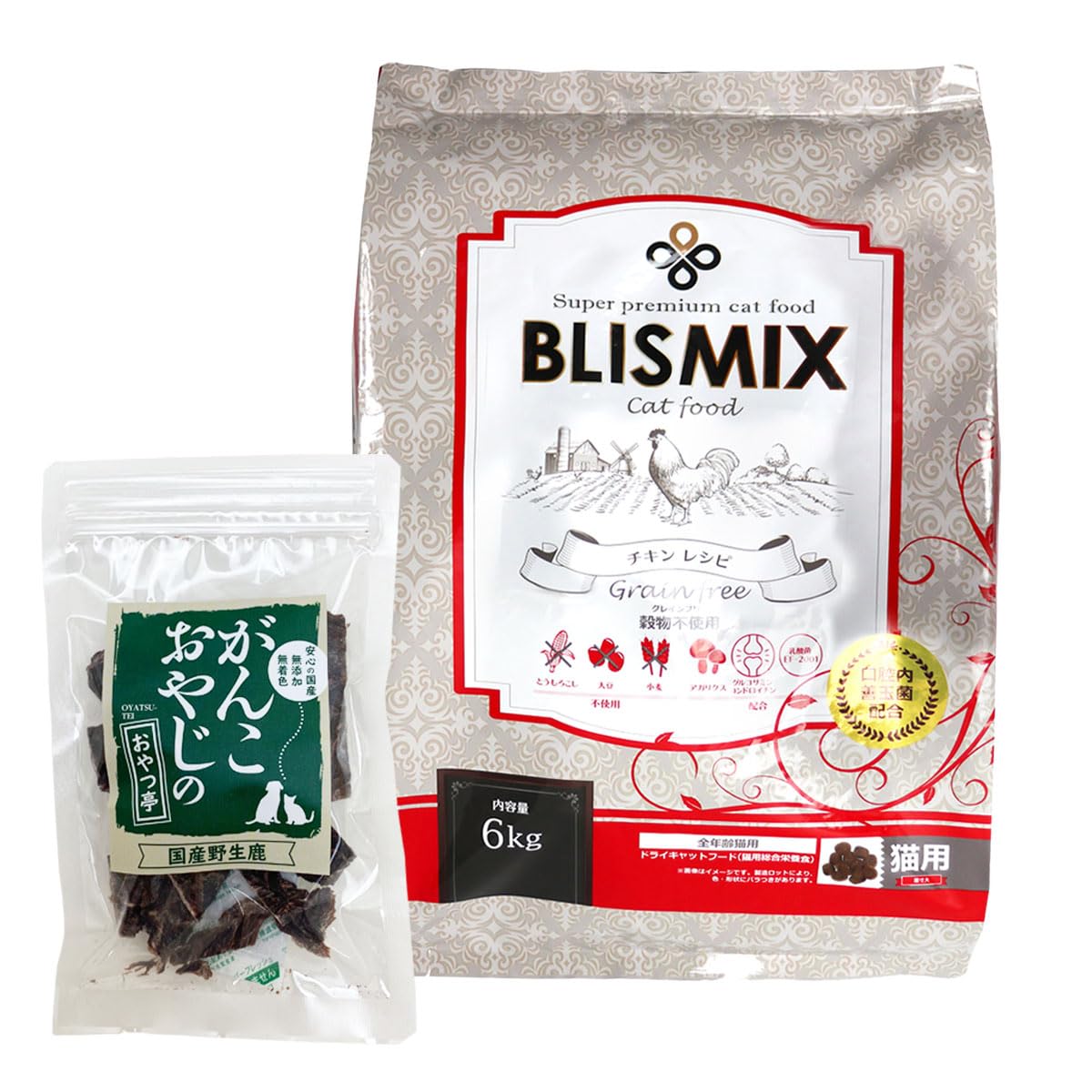

Bliss mix корм для кошек беззерновой 6 кг вяленая домашняя оленина 20 г +