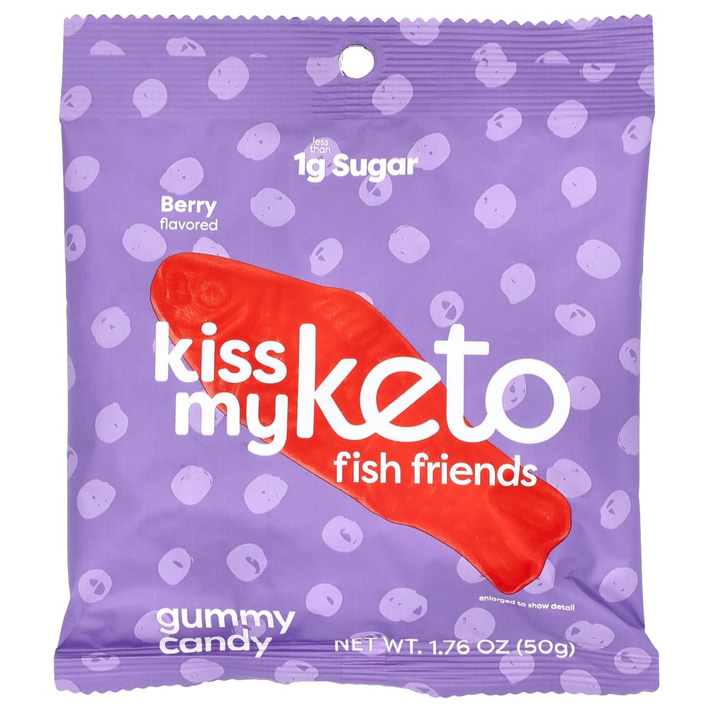 iHerb Fish Friends Gummy Candy, Berry Flavor