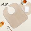 Easy Clean Eating Bibs Adult Large Bib, Solid Color Waterproof Clothing Protector, with Deep Crumb Anti-stain Nursing Home Catcher Design, Adjustable