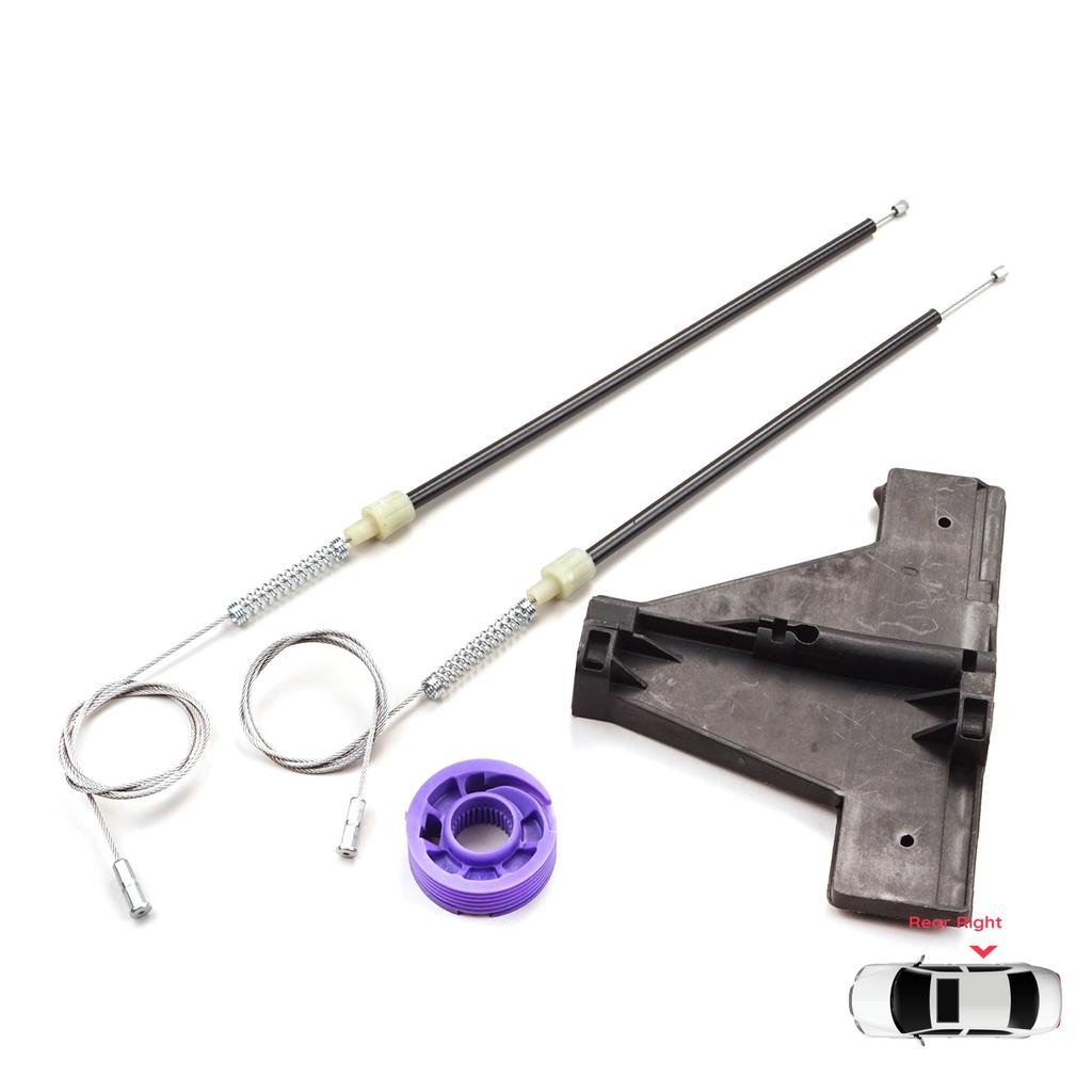 EWR968 Electric Power Window Lifter Regulator Repair Kit Rear Right Door for  A3 MK2 8P 8PA 8P1 2003-2013 4/5 Door 8P4839462