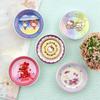 5Pcs Simulation Kitchen Decor 1/12 Dollhouse Cartoon Kt Cat Mini Plates Dishes Model Dolls House Accessories Pretend Play Toys