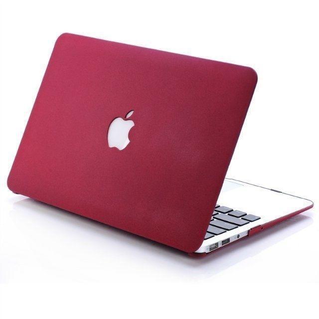 wine red macbook case