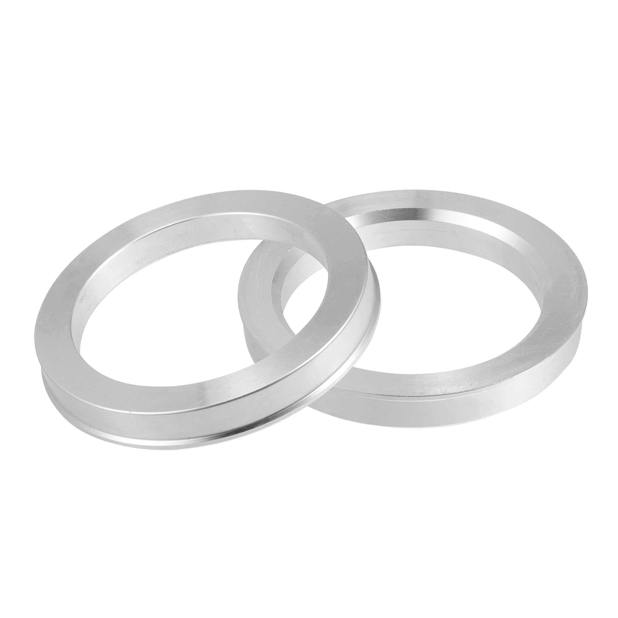 

X AUTOHAUX Центрувальне кільце 78.1-60.1мм Кільце маточини колеса Центрувальне кільце з алюмінію Сумісне з багатьма типами Сріблясте Підходить для коліс Центрувальне кільце для автомобілів S