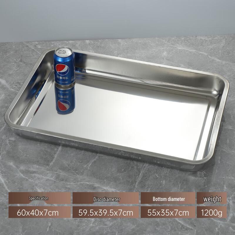 Tangyu Stainless Steel Rectangular Serving Tray