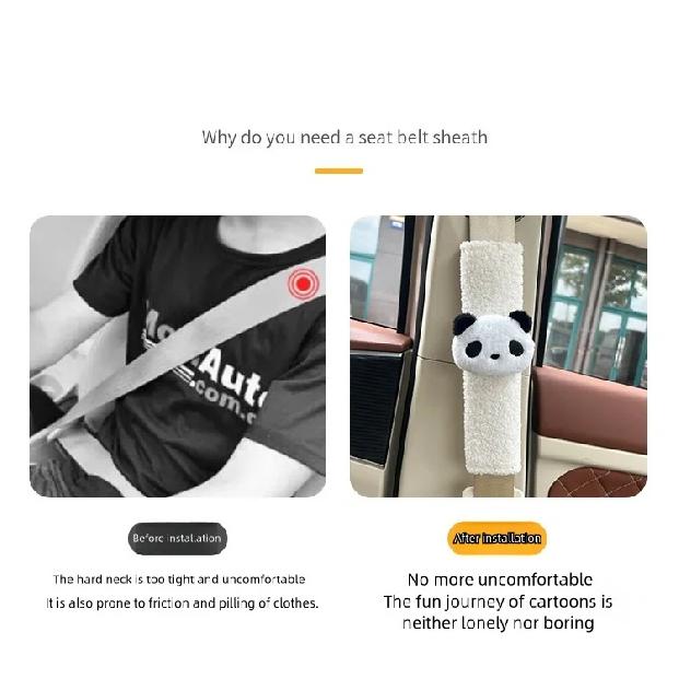 1pcs Car Safety Belt Cover Pads Universal Auto Soft Shoulder Cushion Protector Vehicle Seat Strap for Women and Children