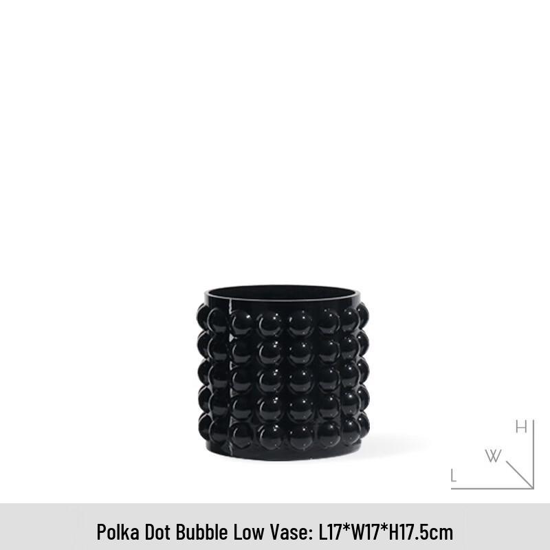 Ruijie Low Bubble Polka Dot Flower Vase