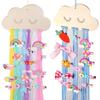 Nordic Style Solid Wood Cloud Style Accessories Princess Hairpin Hair Band Bow Storage Pendant Multicolor DIY Accessories Pouch