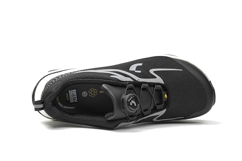 SAFETY JOGGER FREEDOM S1PS LOW TLS Safety Shoes, Slip-Resistant, Anti-Static, Puncture-Resistant, ISO Standard, Dial-Type, Black, Size 26.0 Cm