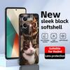 Funny Cat Memes  Phone Case For Redmi Note 14 13 12 11 Pro Plus S 5G 14C A3 Soft Black Phone Cover