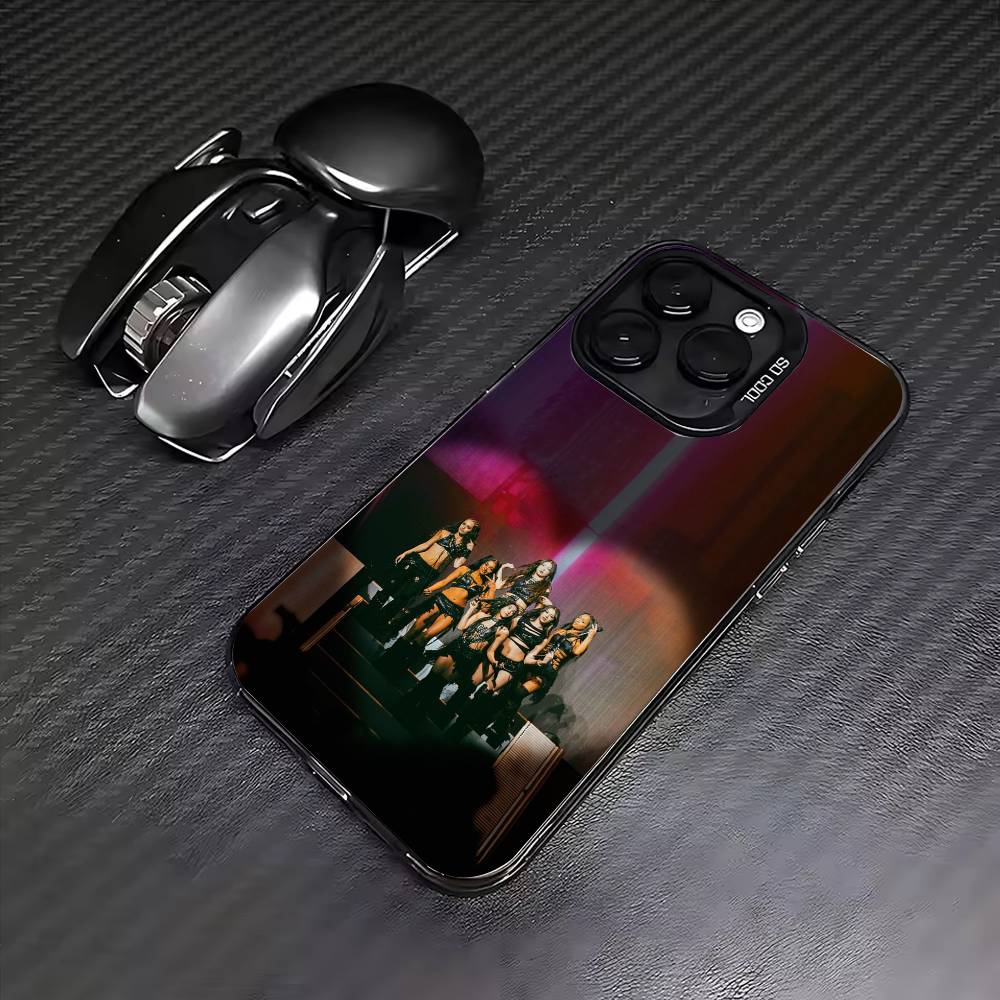 Hot Music K-KATSEYE  Phone Case For iPhone17,16,15,14,13,12,11 Plus,Pro Max Colored Silver Plated Inside Cover iPhone14Plus