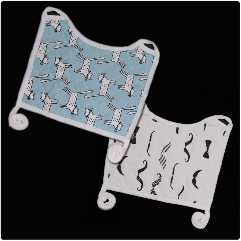 Baby Lätzchen Handtücher Baby Lätzchen Quadratisch Baumwolle Neugeborenen Kleidung Säuglingskleidung Cartoon Druck Babyzubehör Bandana Lätzchen Spucktücher