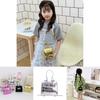 Pu Mini Shoulder Bag For Kid With Laser Stone Texture And Breathable Durable Material