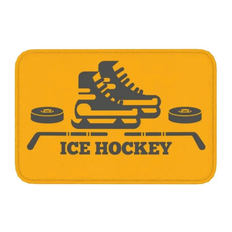 Hockey Door Floor Kitchen Bathroom Mats Anti-Slip Indoor Field Hockey Sticks Doormat Living Room Entrance Rug Carpet Footpad