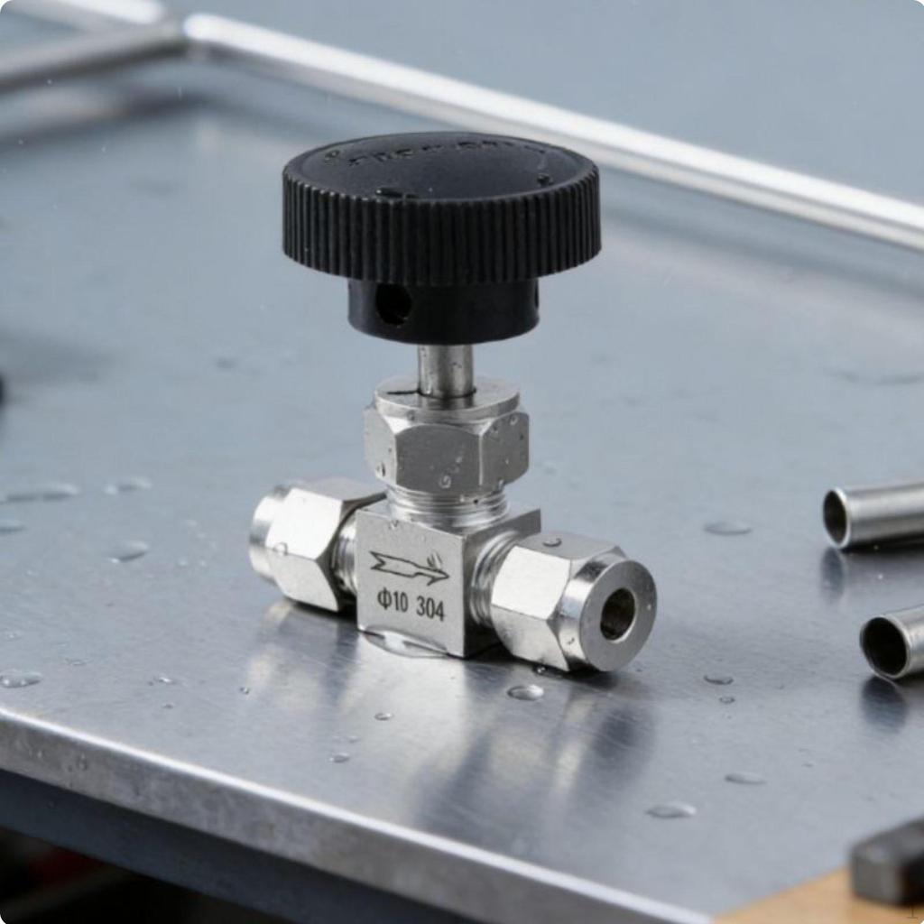 Stainless Steel Pin Valve Ferrule Fitting Leakproof Seal Industrial Hardware for Flow Controls