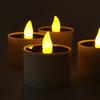8pcs Solar Tea Light Led Candles Flameless Outdoor Waterproof Solar Tea Lights Rechargeable Candles for Party Garden Home Decor