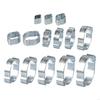 Pack Of 10 Steel 304 Double Ear Hose Clamps Easy to Use for Secure Pipe Fastening In Plumbing & Automotive M4YD
