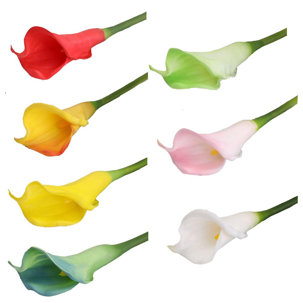 Künstliche Calla-Lilien Latex Calla-Lilie SNAIL GARDEN Lilien Natürliches Aussehen
