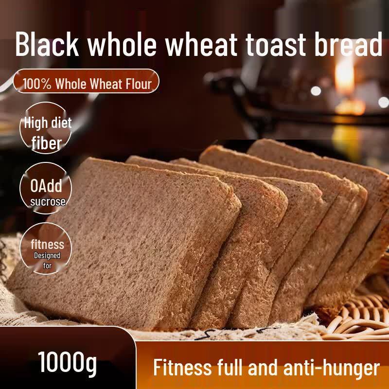 Sugar-Free Zero-Fat Whole Wheat Rye Bread
