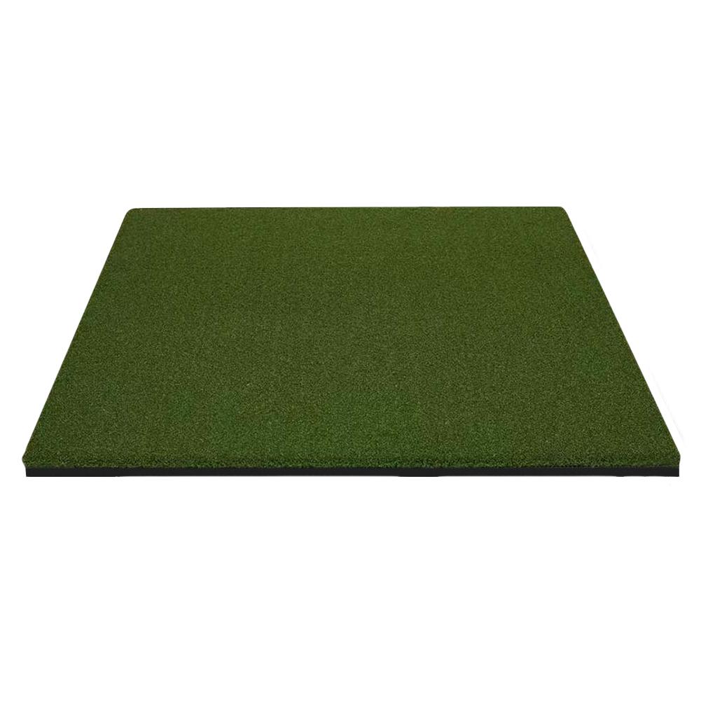 Universal Dual-Turf Golf Mat 5 X 5 FT Shock Absorption Golf Training Swing Mat for Indoor & Outdoor Golf Training Swing Chipping