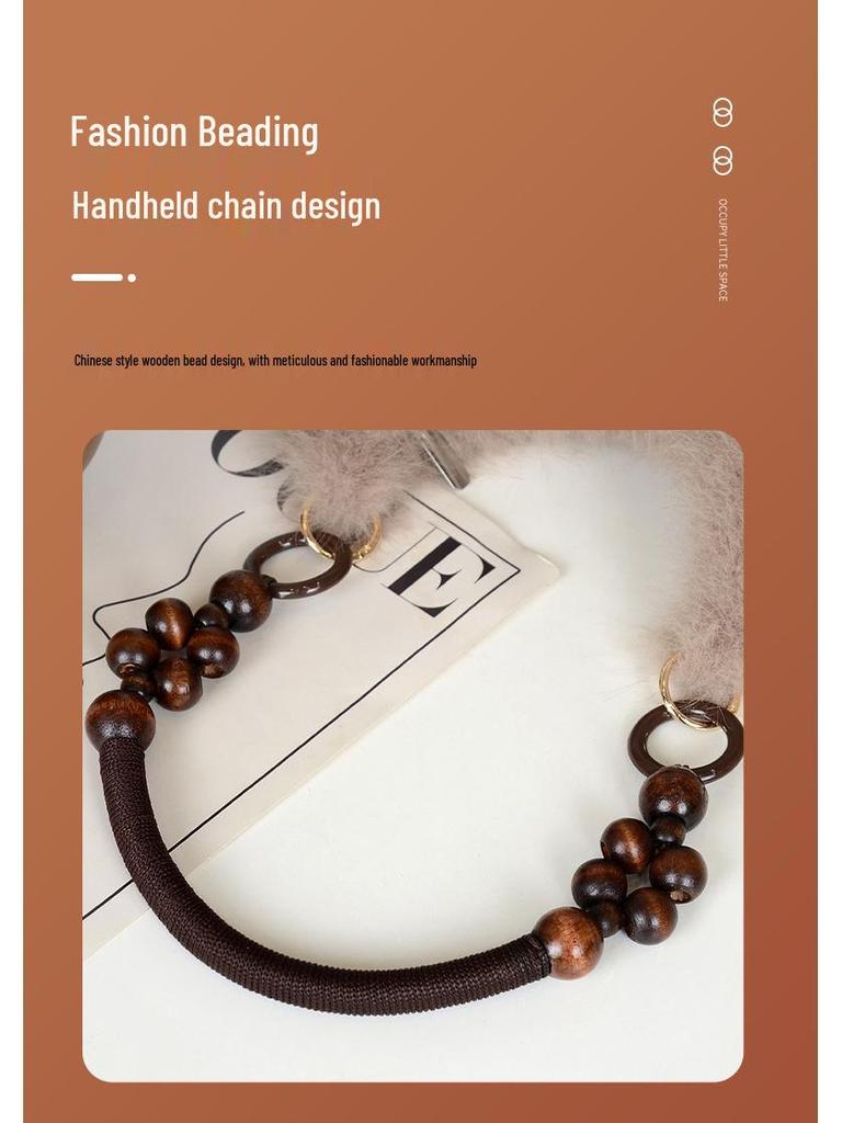 Trendige Plüsch-Umhängetasche - Neue Mode Textur Schultertasche