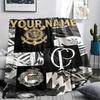 1PC Custom Name Corinthians Patterned Flannel Blanket Suitable For All Seasons for Home Decor Warmth and Comfort Gifts Holiday Present