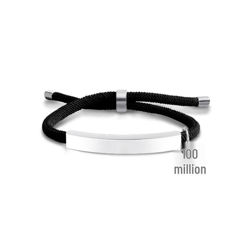 Multi-color Engravable Stainless Steel Bracelet with Number 16 Charm