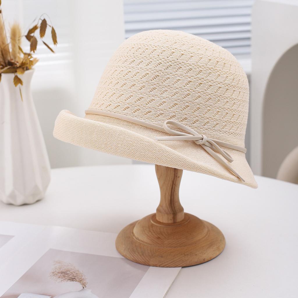 Summer breathable woven sun hat new fashion upturned brim foreign style mother hat summer sunscreen hat women