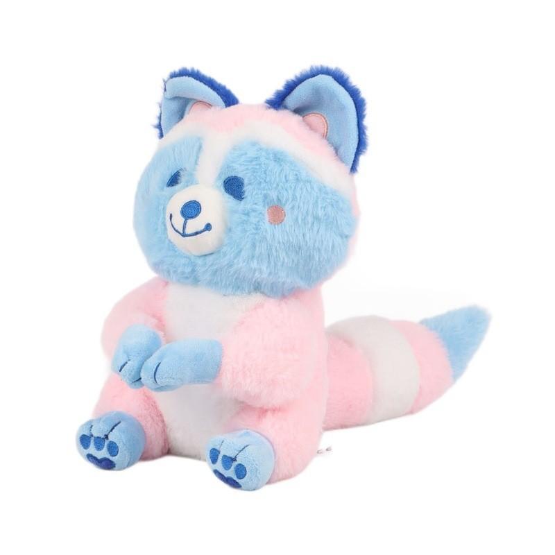 Adorable Realistic Blueberry Raccoon Plush Toy Soft Cartoon Stuffed Animal