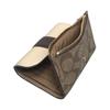 New COACH Grace Canvas With Leather Clutch Wallet Mini Women's Light Khaki & Chalk CC060-IMOTV
