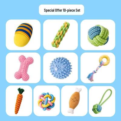 10-Piece Dog Toy Gift Set